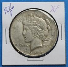 1926 D Silver Peace Dollar Coin