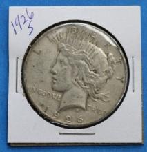 1926 S Silver Peace Dollar Coin