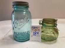 Ball jar and glass container
