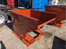 2.0 CY. Self Dumping Hopper With Fork Pockets