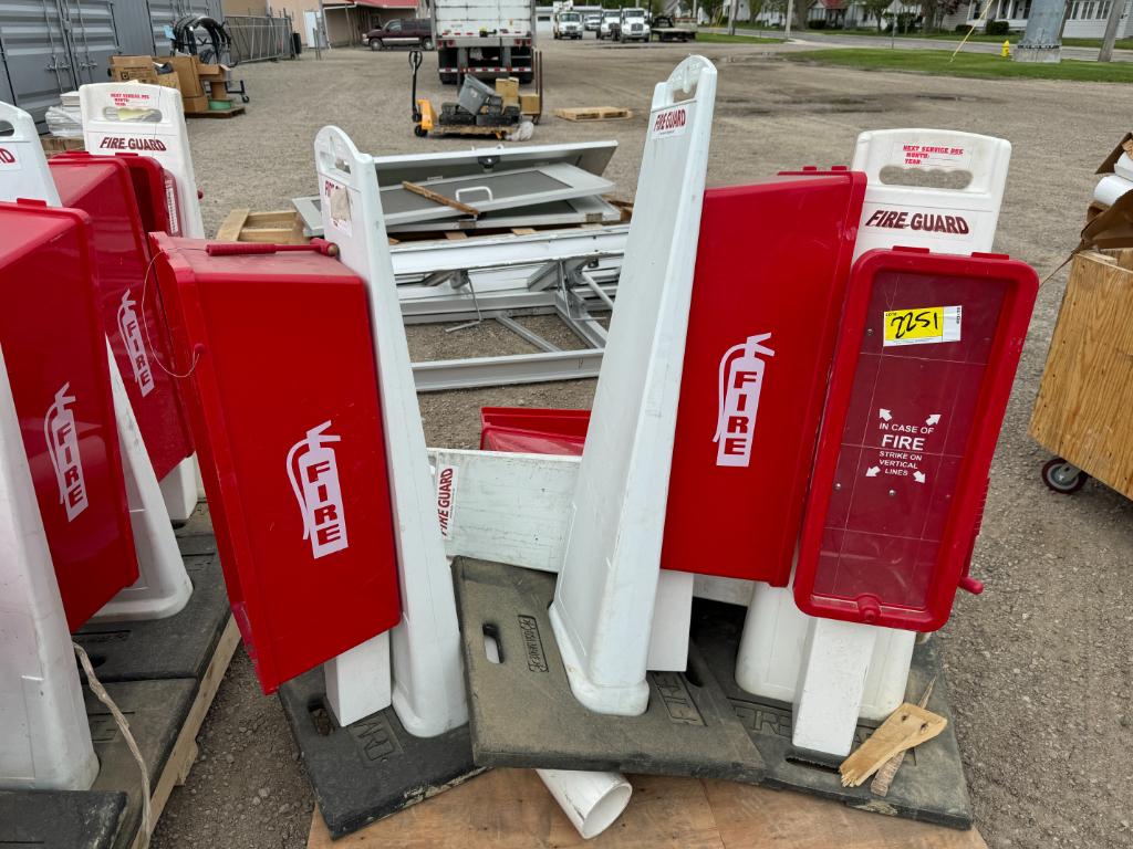 Fire Guard Plastic Stands