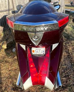 NOT STARTED - 2008 VICTORY VISION TOURING MOTORCYCLE, 106 CU. IN., 1731CC, VIN: 5VPSD36D683007183