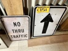 LOT: 2-DIRECTIONAL SIGNS