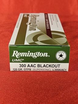 20rds Remington 300AC Blackout 120gr Supersonic