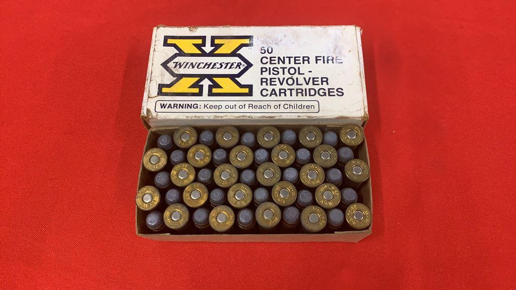 50rds Winchester X 38-40cal 180gr SP
