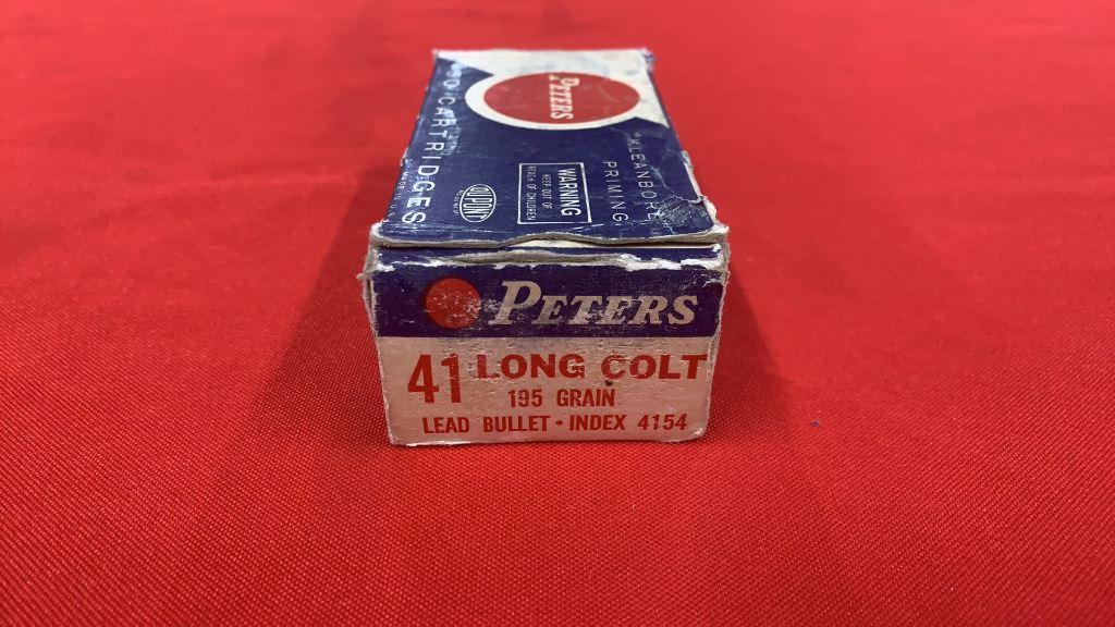 50rds Peters .41LC 195gr Lead