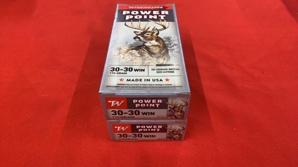20rds Winchester Power-Point 30-30Win 170gr