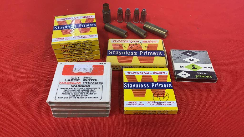 800+/- Assorted Pistol/Rifle Primers