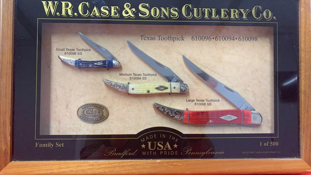 Case Texas Toothpick Trio w/Display Case