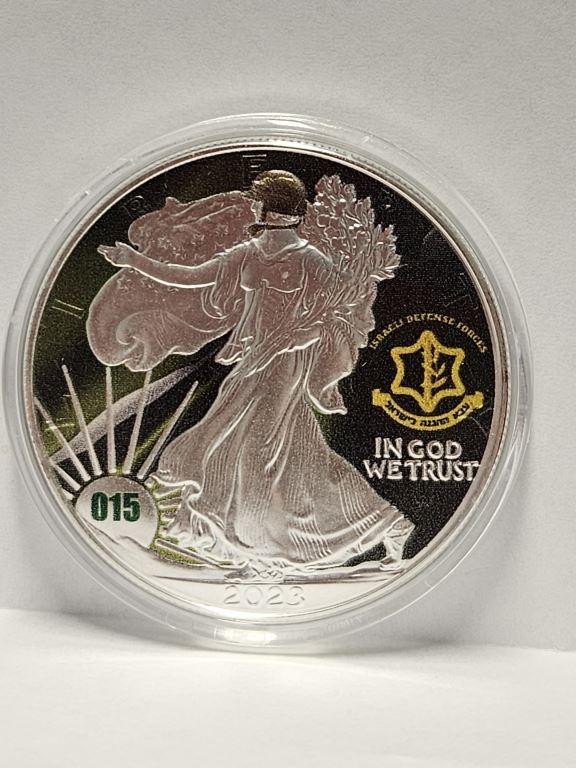 Liberty Israeli Defense Forces 1oz Colorized Coin