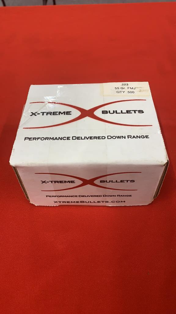 500rds of X-Treme Bullets .223 FMJ 55gr