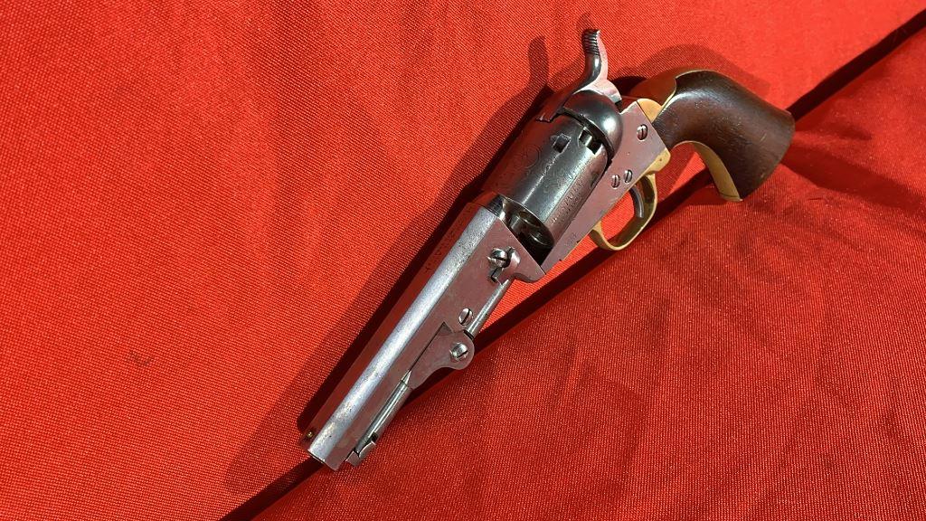Colt 1849 Pocket Model .31cal w/Stagecoach Scene