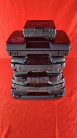 Lot of 6 Assorted Handgun Hard Cases