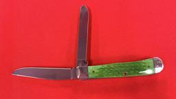 Case John Deere Green Bone Trapper Knife