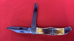 Case XX 6.5265 Bone Stag Folding Hunter Knife