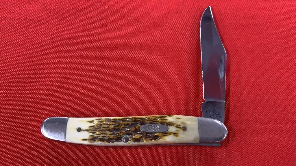 Case XX 6147 Antique Bone Stockman Knife