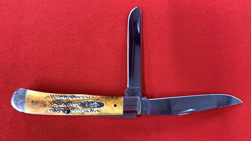 Case XX™ Trapper 6.5254SS Bone Stag Pocket Knife