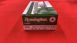 50rds Remington UMC 45Auto 230gr