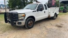 2013 Ford F350 HD Supercab w/Crane and Workbed