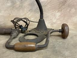 Vintage Tools and Lamp