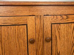 Oak 2 Door Cabinet