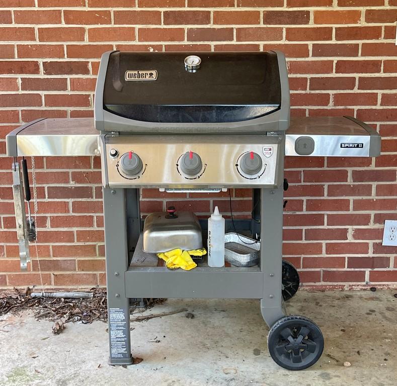 Used Weber Gas Grill With Cover