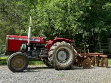 210 Massey Ferguson Tractor with 5 Foot Disc