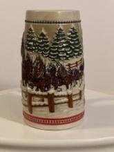 Vintage 1984 Clydesdales Holiday stein