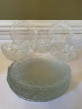 Vintage Cristal D'Arques-Durand Dish Set