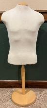Torso Mannequin On Wood Stand