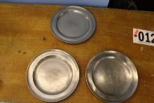 PEWTER PLATES
