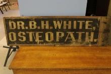 SAND PAPERED TRADE SIGN
