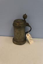 EARLY PEWTER FLAGON