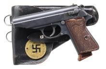 WALTHER MODEL PP SEMI-AUTOMATIC PISTOL WITH RARE