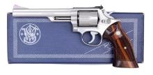SMITH & WESSON 66-1 REVOLVER WITH MATCHING BOX.