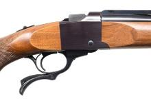 3 DIGIT RUGER NO. 1-AB RIFLE USED BY BILL RUGER.