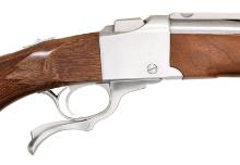 RUGER NO. 1-A STAINLESS SINGLE SHOT RIFLE.
