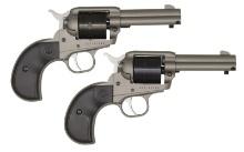 CONSECUTIVELY NUMBERED PAIR OF RUGER WRANGLER