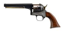 ENGRAVED D. MOORE'S PATENT SINGLE ACTION REVOLVER.