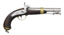 FRENCH 1837 NAVY PERCUSSION PISTOL.