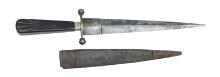 FRENCH DAGGER OF A TYPE ASSOCIATED WITH