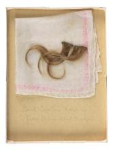 LARGE SAMPLE OF GENERAL GEORGE CUSTER'S HAIR