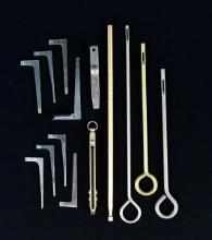 GROUPING OF US SIDEARM TOOLS  CLEANING RODS.