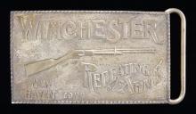 STERLING SILVER “WINCHESTER REPEATING ARMS” BELT