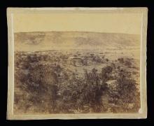 LARGE FORMAT PHOTO OF FORT APACHE ARIZONA 1884.