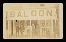 CDV "JJ MARASEK SALOON" ROCKVALE COLORADO.