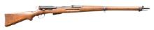 SWISS 1896/11 STRAIGHT PULL BOLT ACTION RIFLE.