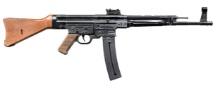 AS NEW GSG STG44 SCHMEISSER RIFLE IN WOODEN CRATE