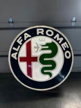 ALFA ROMEO LIGHTED DEALERSHIP SIGN *HUGE ALMOST 4 FOOT*