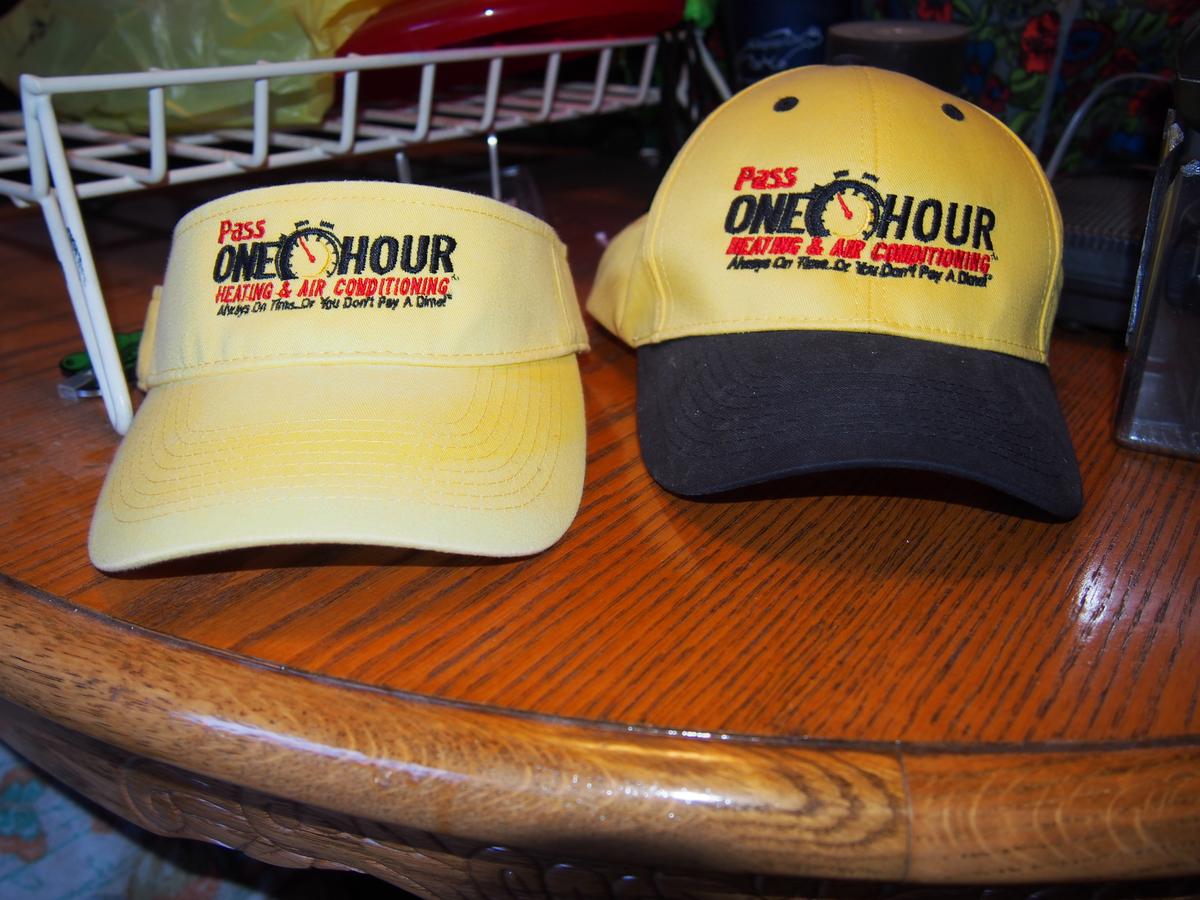 Pass One Hour hat and visor
